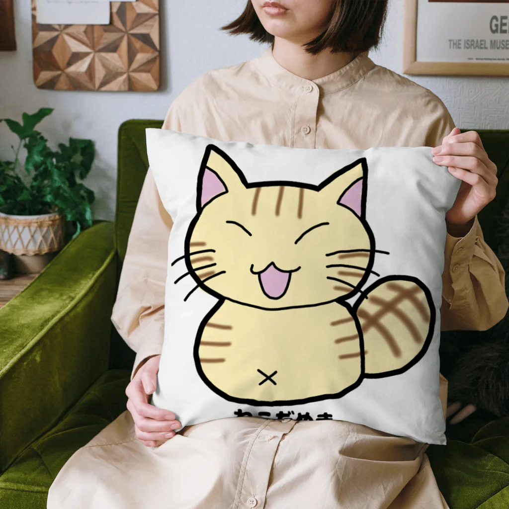 ねこねこにゃんこのねこだぬき（ASUKA） Cushion