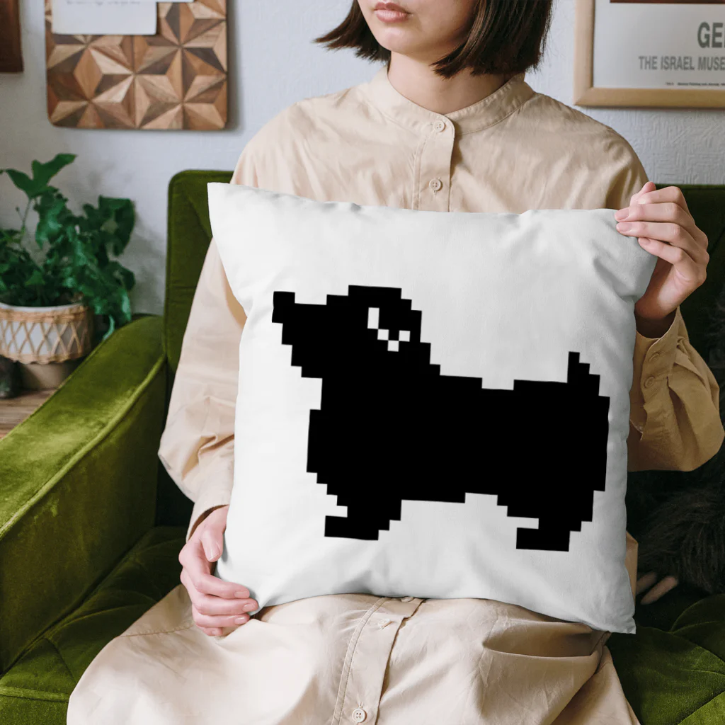 TOMOS-dogのドット絵ノーフォークテリア Cushion