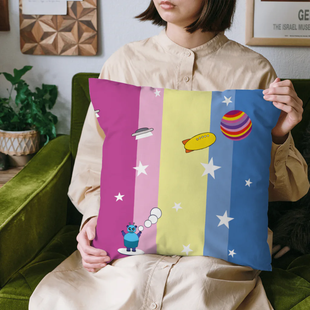 エフリリーカのColorful and funny pictures  Cushion