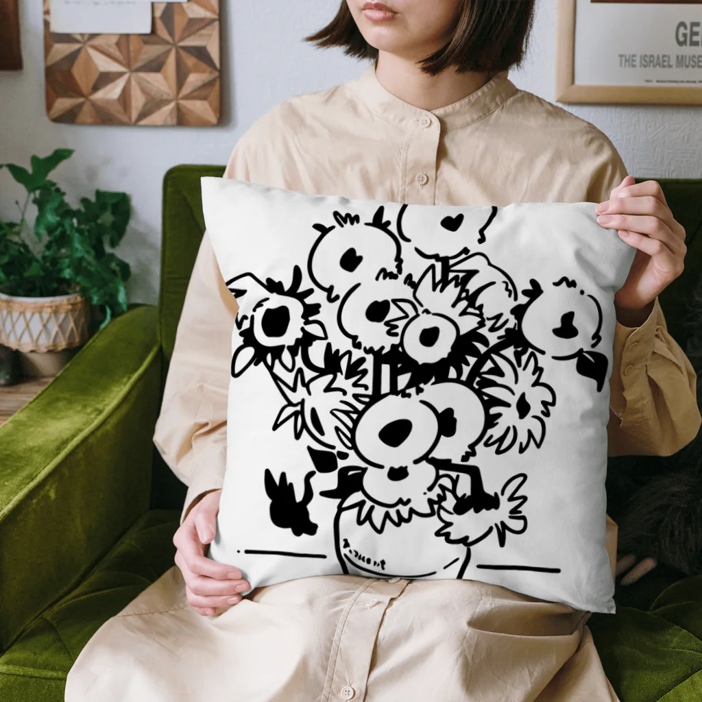 山形屋米店のフィンセント・ファン・ゴッホ作 『ひまわり』 Cushion