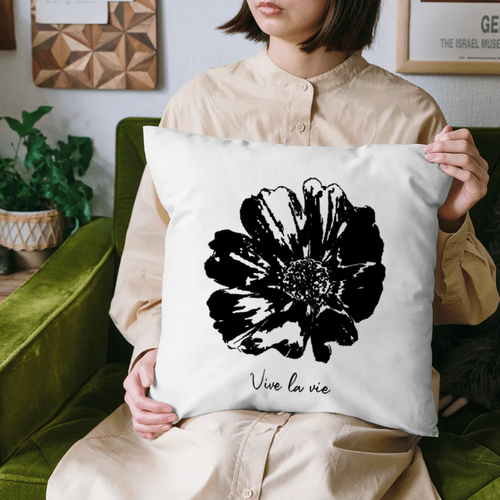 L'armoire des fleursの【Vive la vie】Cosmos Cushion