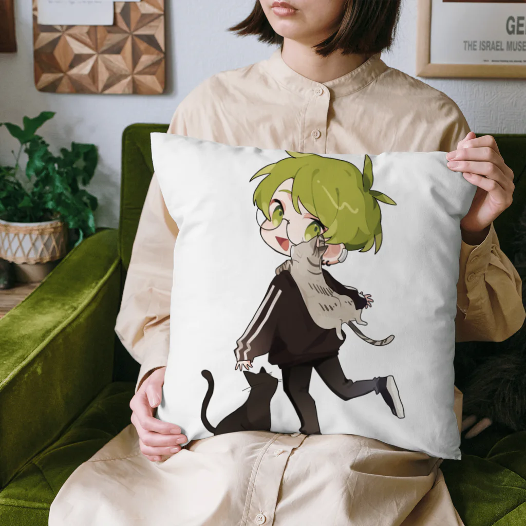 あろえの猫ｘ猫 Cushion