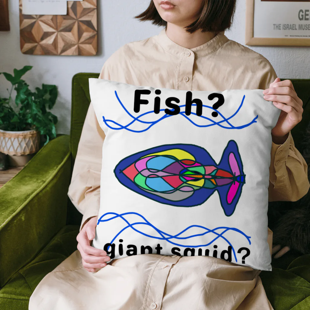 Future Starry Skyのfish?giant squid? クッション