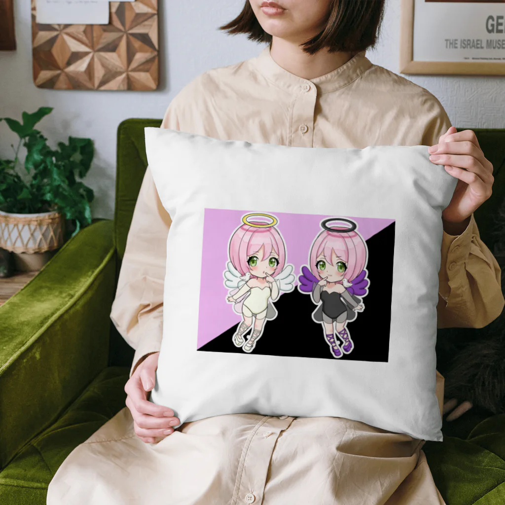 harpy's Shop🕊の天使と堕天使 Cushion