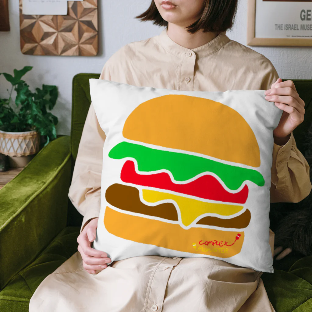 COMPLEX MONSTERのハンバーガー Cushion