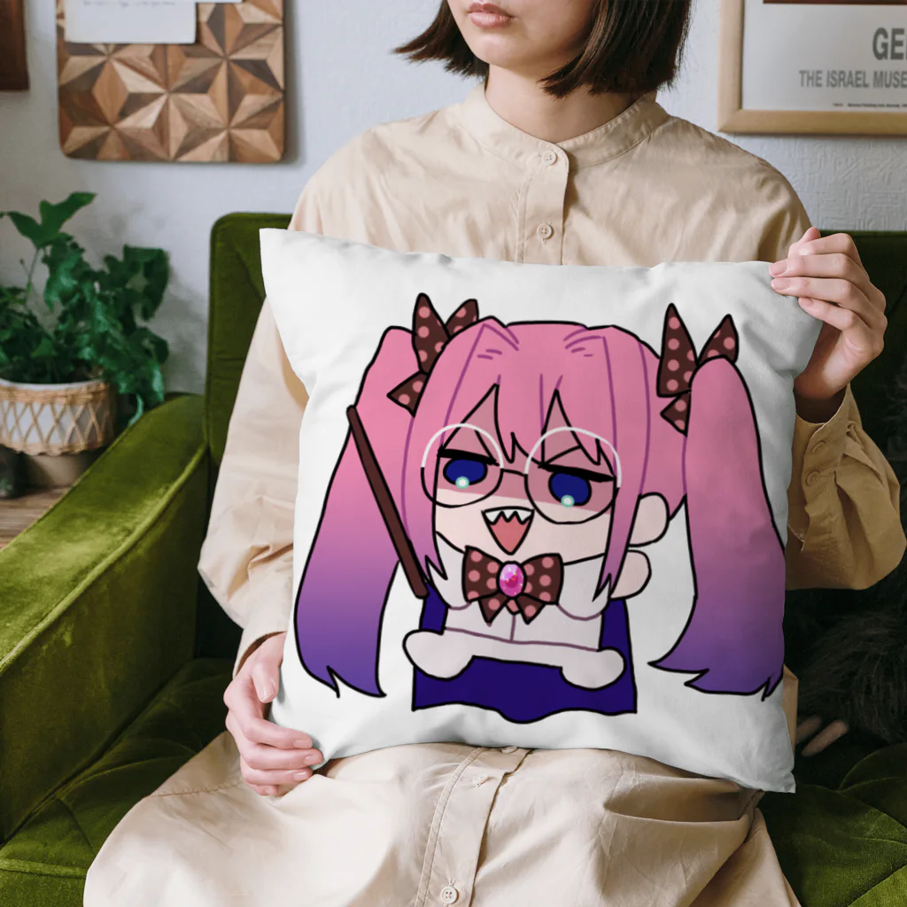 魔力 ラト🎀👓新人Vtuberの魔術師見習いマヂカ Cushion