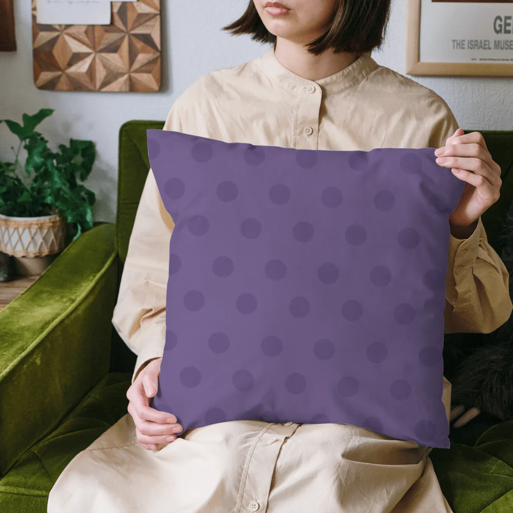 lg_hのドット柄（パープル） Cushion