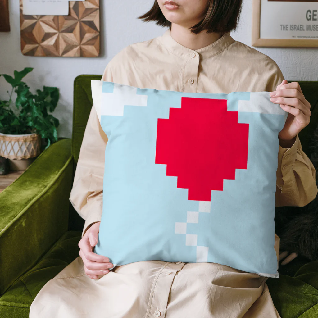 あやのん👈お笑いと女性アイドルのドット絵 あかいふうせん Cushion