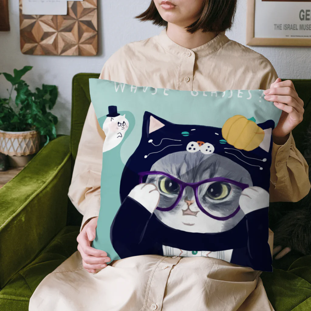 wokasinaiwoのイタズラ猫10ズ(プリン) Cushion