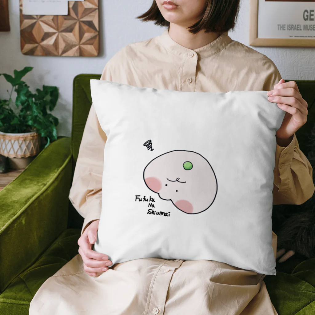 つるやのみやげのふふく な しうまい Cushion