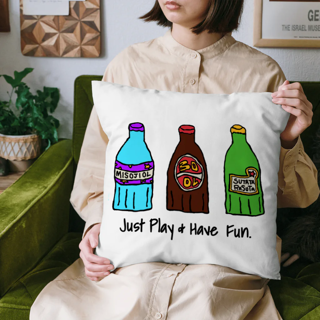 3OOLのJust play & Have fun Cushion