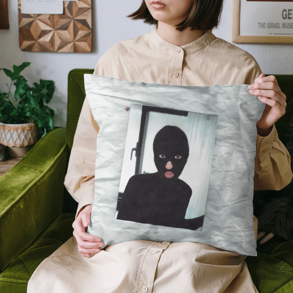 朝日十和子のblackcat beat babies Cushion