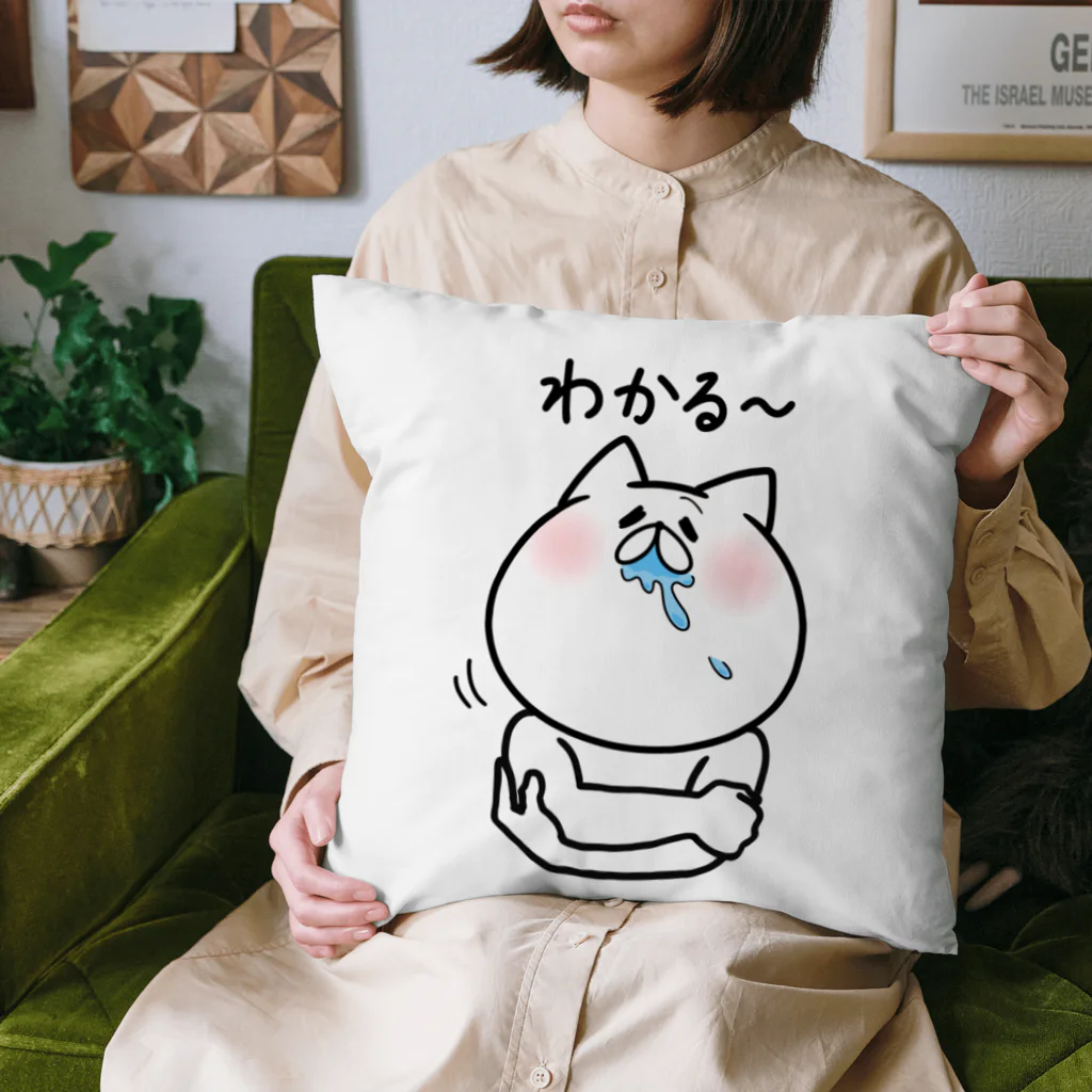 よだれぬこのあいづちぬこ Cushion