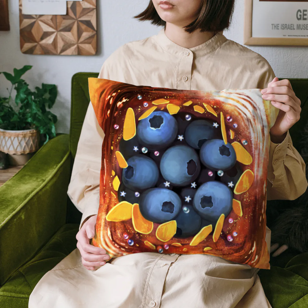 筍乃子屋のブルーベリーデニッシュ Cushion