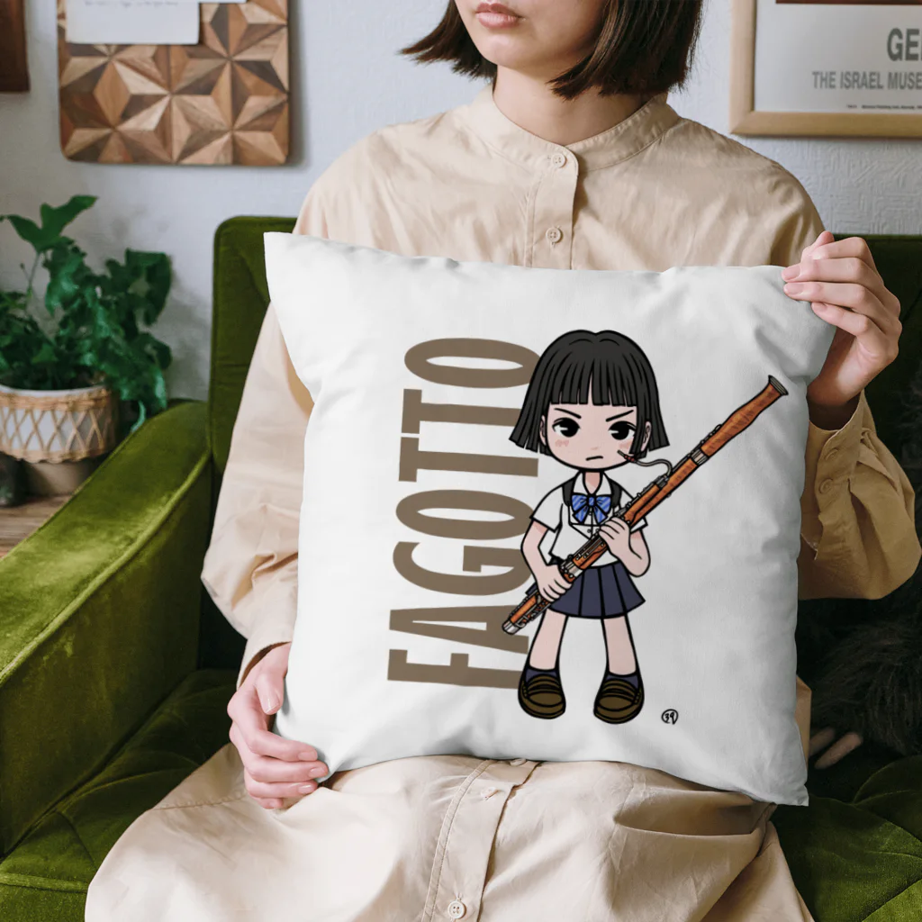 STUDIO39sのブラスシリーズ#07　ファゴット Cushion