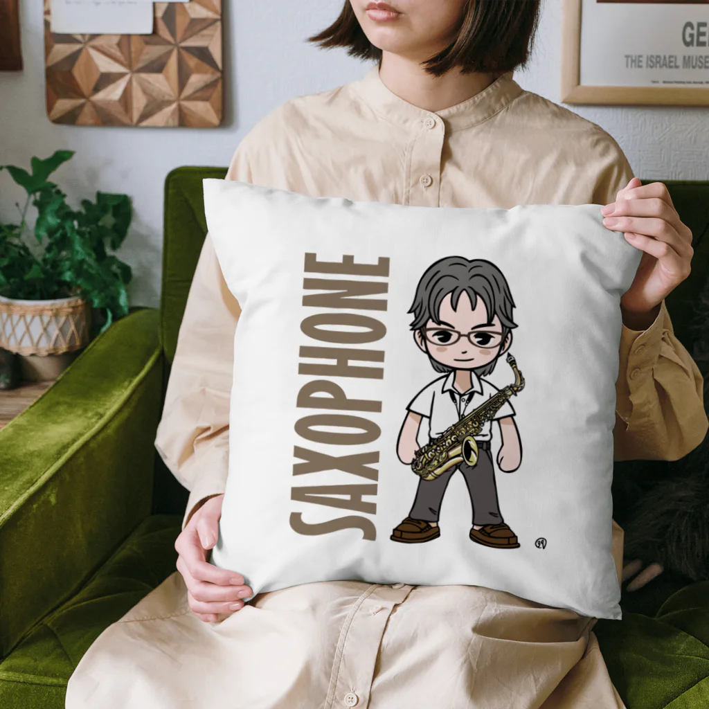 STUDIO39sのブラスシリーズ#10　サキソフォン Cushion