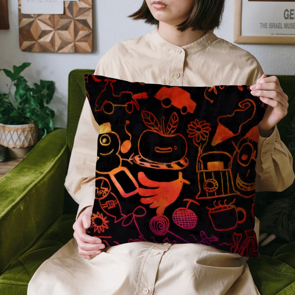 tanu-タヌ-のI love  collection  Cushion