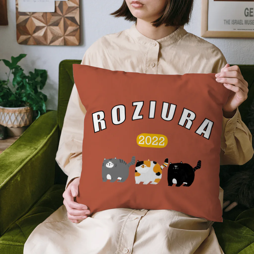 柴犬とリスの路地裏CATSクッションRD Cushion