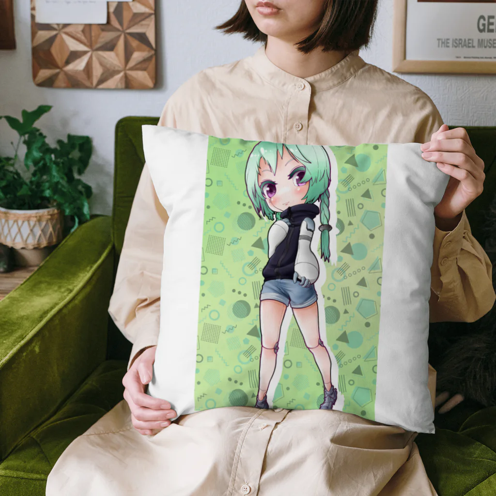 ROBOT×GIRLのBraid Cushion