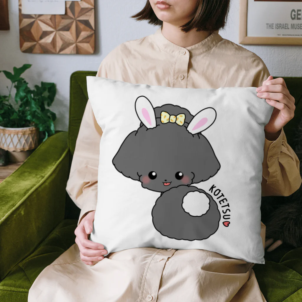 pote©o*  ハンドメイドドッグウェアのラビットこてちゃん Cushion