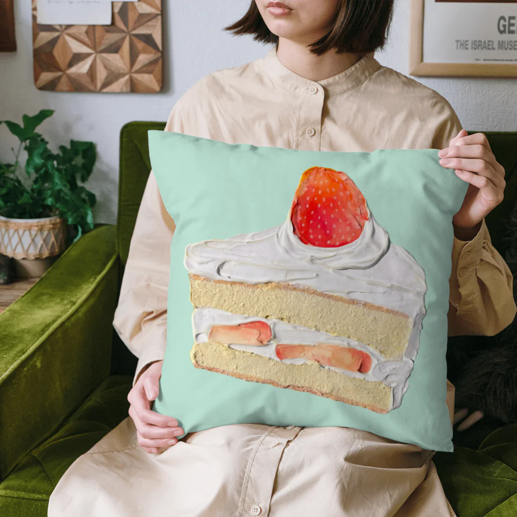 タカハシ商店のいちごのショートケーキ Cushion