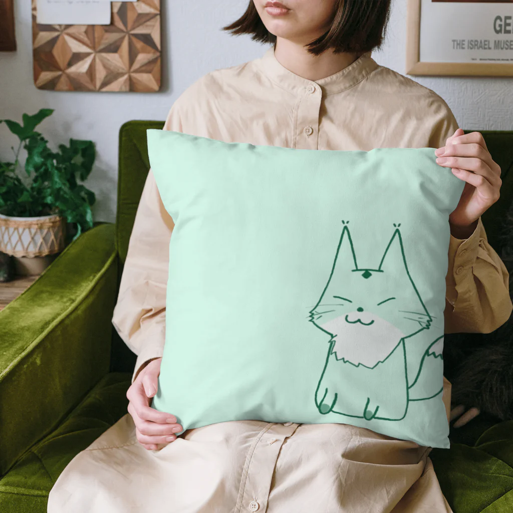 まりにゃんずのたけにゃんが狐！ Cushion