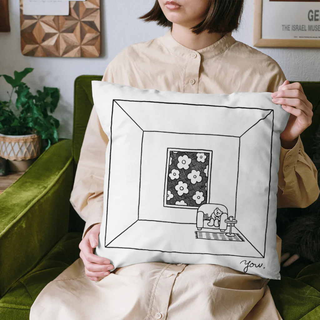 CHACOのシロクマのシロクマと部屋 Cushion