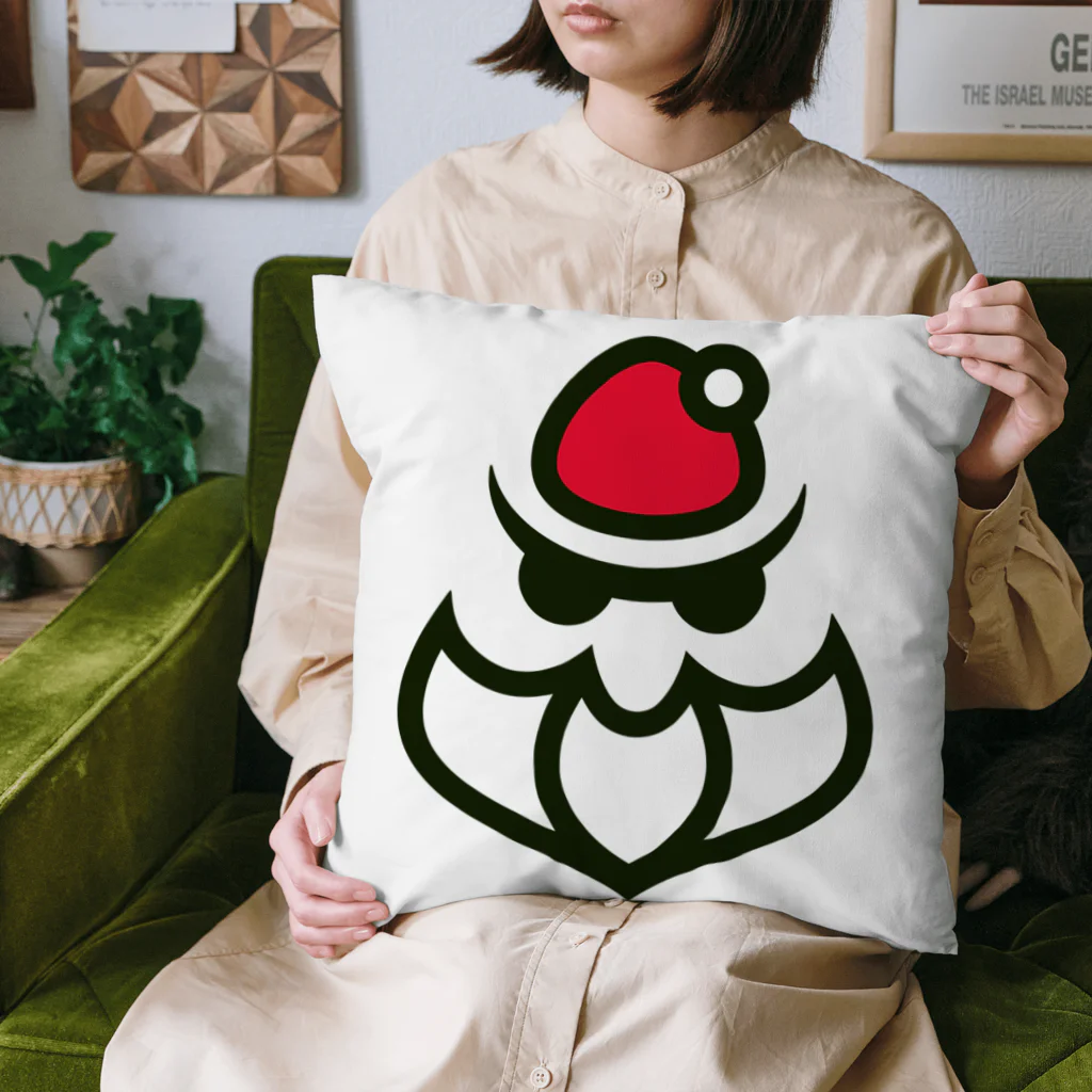 サンタｘマフィア オフィシャルshopのサンタ×マフィア ロゴ(カラー) Cushion