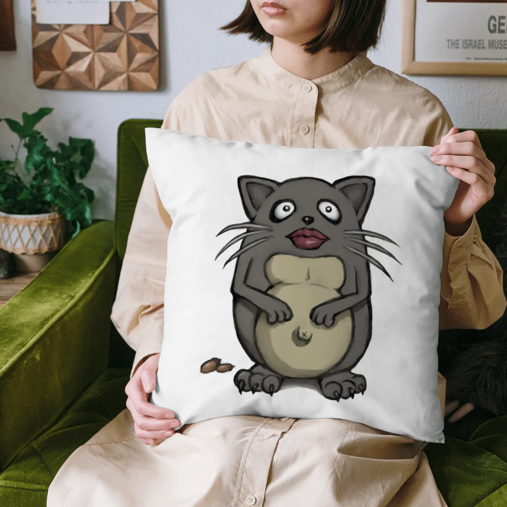 ニンニンshopのうしろのトグロ Cushion