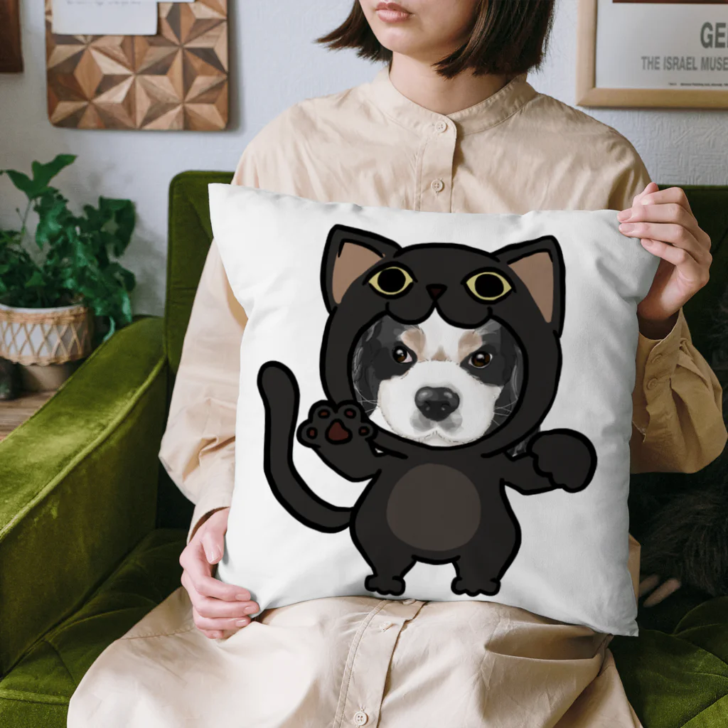 みきぞーん｜保護猫 ミッキー画伯と肉球とおともだちのmaruku Cushion