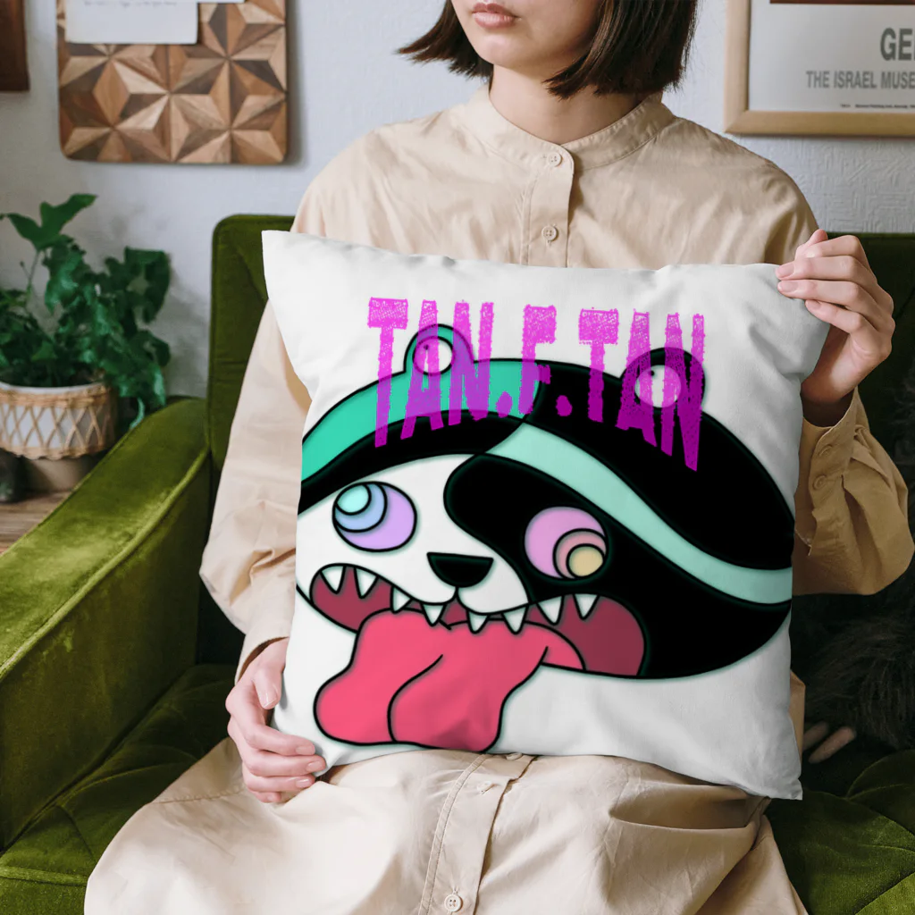 たんたんたぬの商店のNO.015 かえるぼうたん Cushion