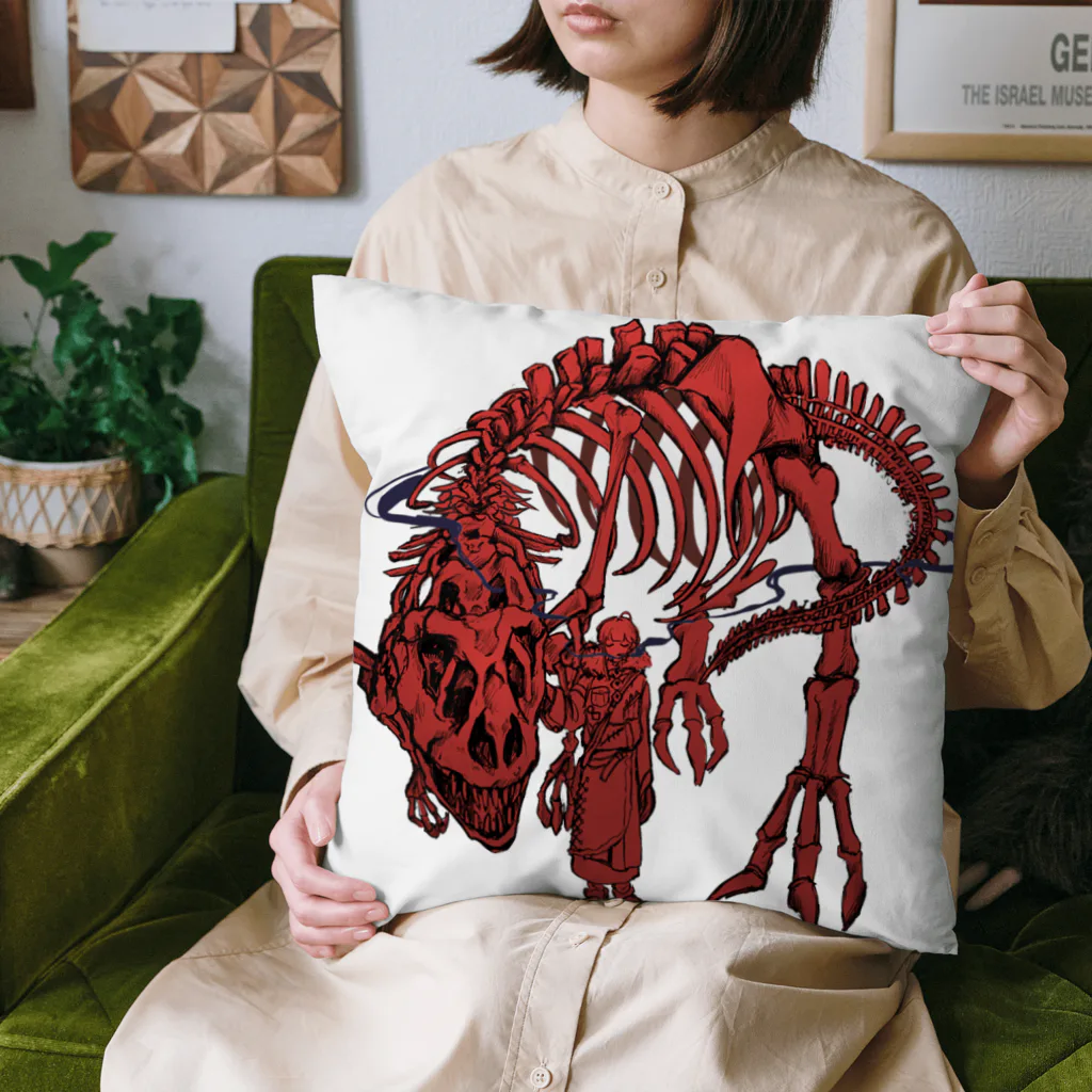 KEEPERのhiru  恐竜　赤 Cushion