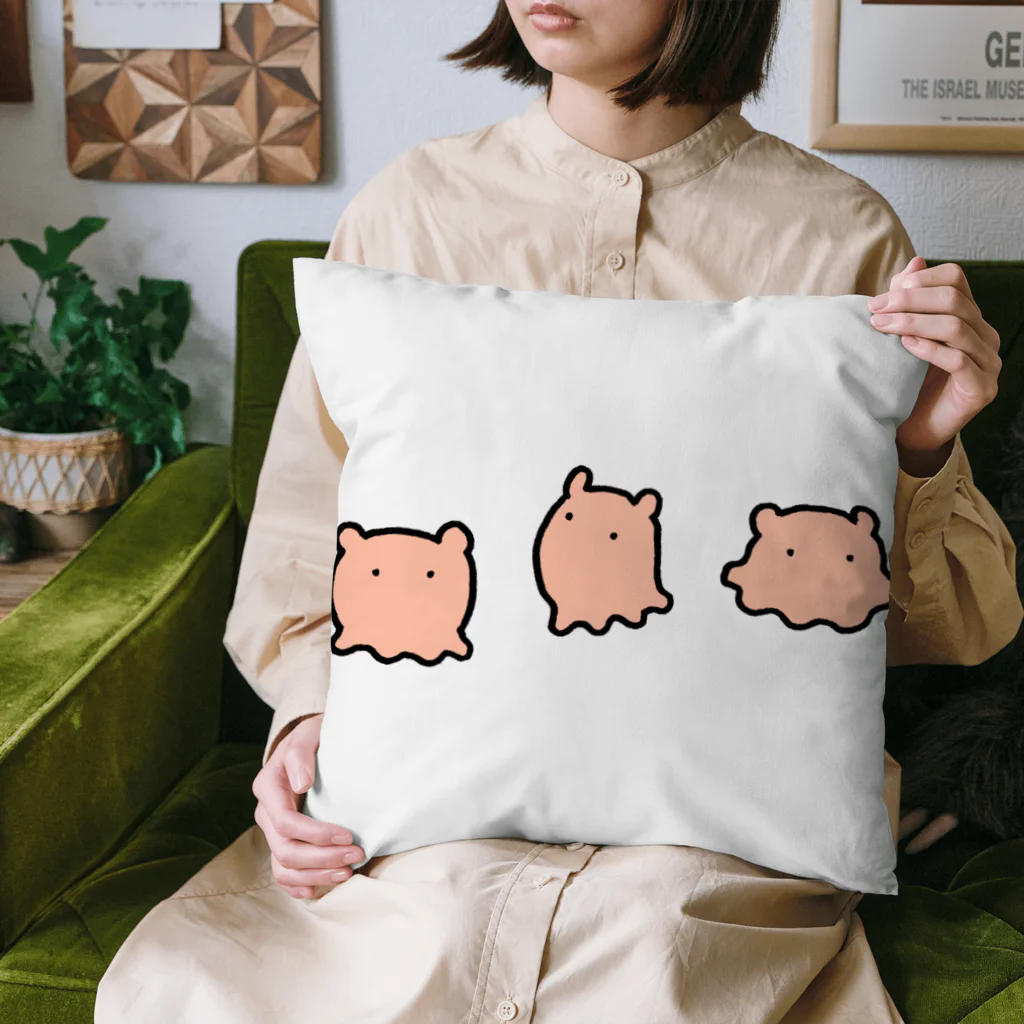 すぎもとゆうまのお店の3匹のメンダコ Cushion