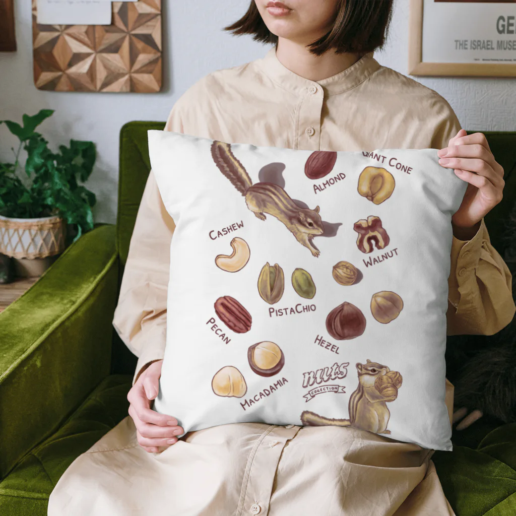 huroshikiのNUTS collection ナッツコレクション Cushion