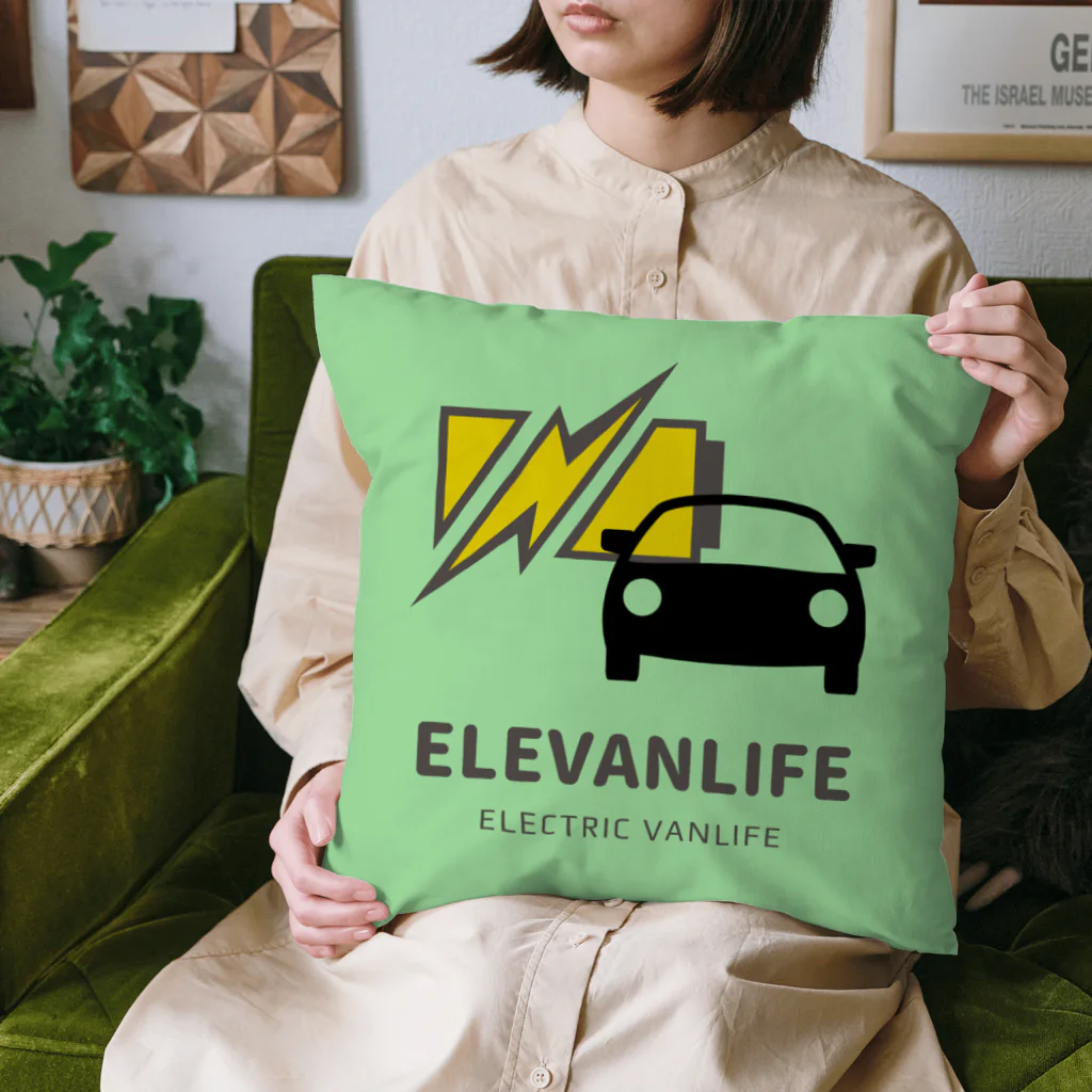 オンラインショップ「田んぼ」の「ELEVANLIFE〜エレバンライフ〜」グッズ クッション