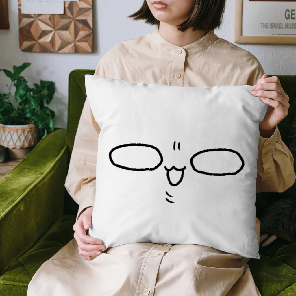 Hinoeの顔面ﾈｺﾞﾁﾞｬﾝ Cushion