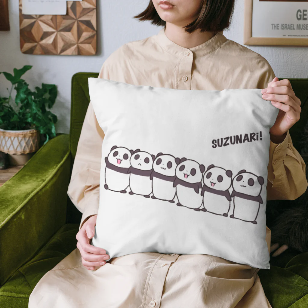 maromagaのパンダすずなり Cushion