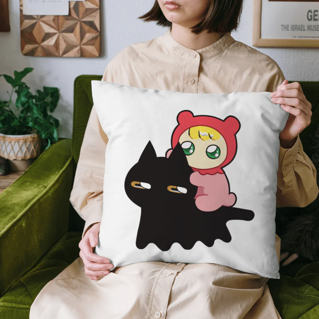 ユタカのてでべびちゃんショップのネコモドキとてでべびちゃん Cushion