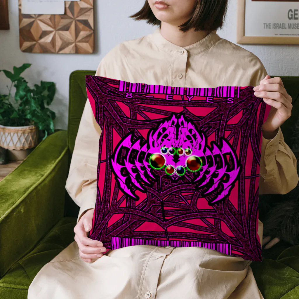 Ａ’ｚｗｏｒｋＳの8-EYES PINKSPIDER Cushion