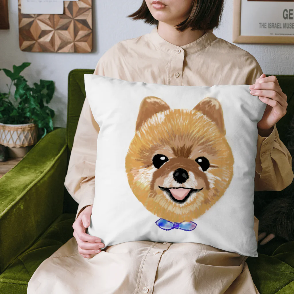 くるまさんの橙色さんちのポメちゃん♡ Cushion