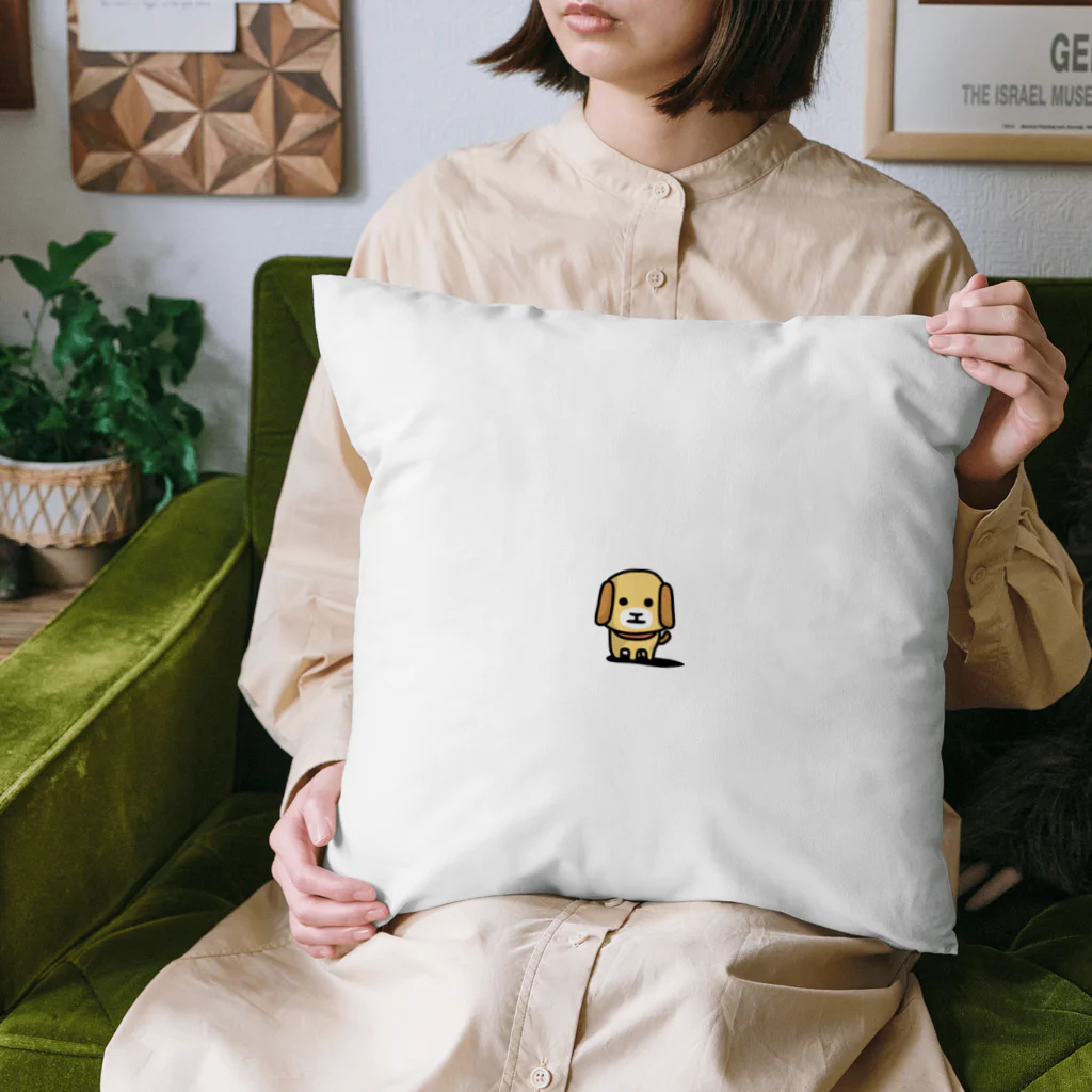 裏ぱんそんSHOPのl・ェ・l いぬ Cushion