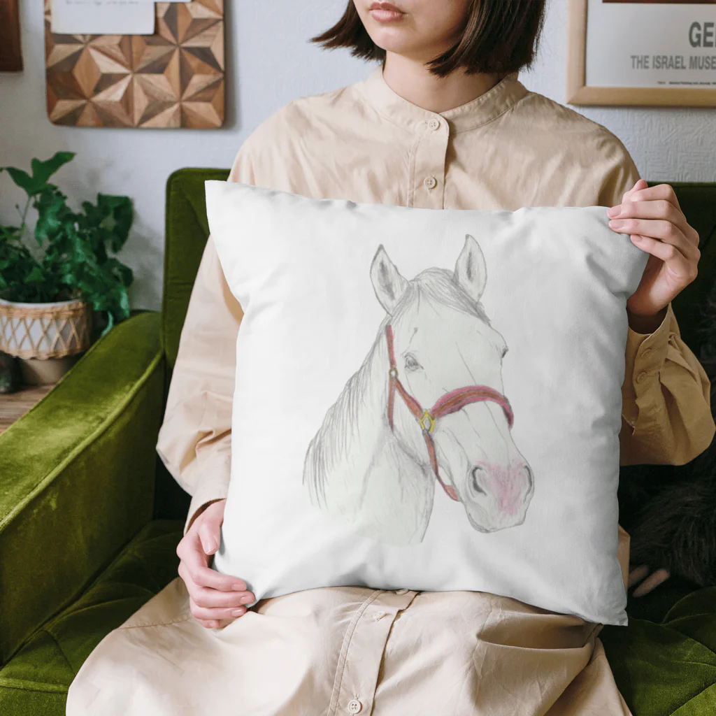 のんちゃん【ゆっくり競馬】ショップのサラブレッド芦毛 Cushion