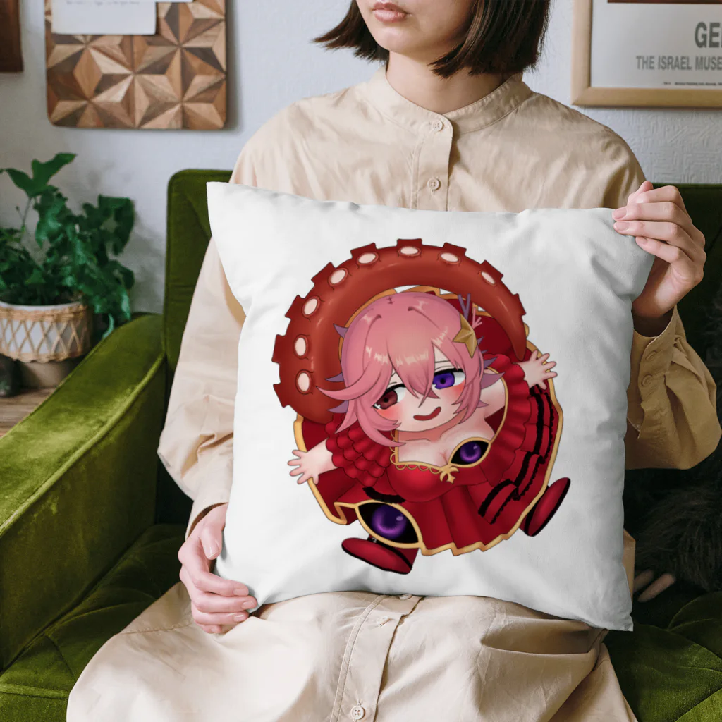 個人Vtuberテンタクル七海ショップSUZURI支店のぺったんテンタクル七海 Cushion