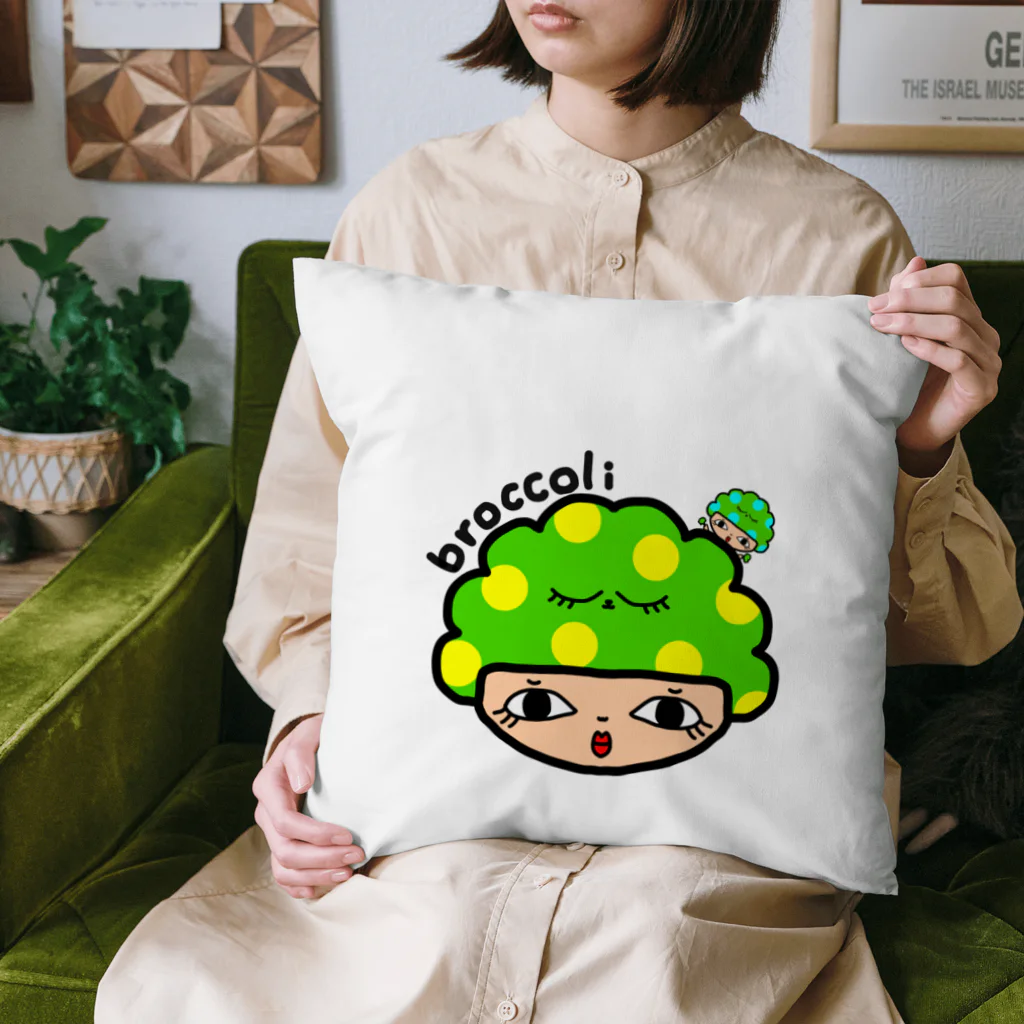 popbabyのブロッコリー Cushion