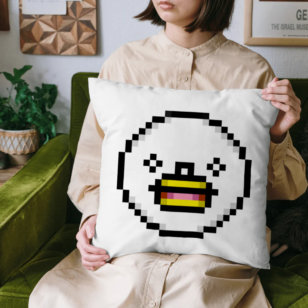 PITTEN PRODUCTSのPIXEL_FACE_02(SURPRISE) Cushion