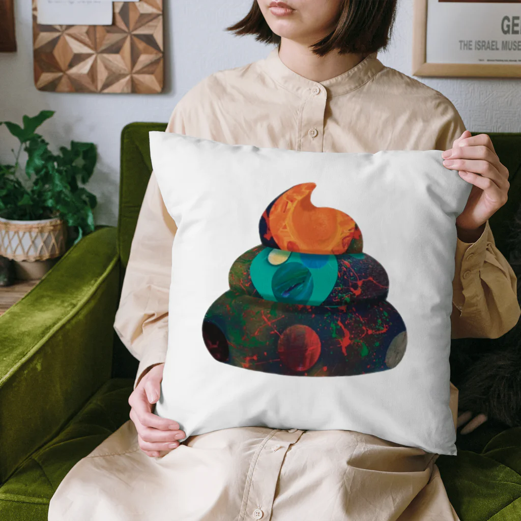 宇宙うんこ の2人のうんこ Cushion