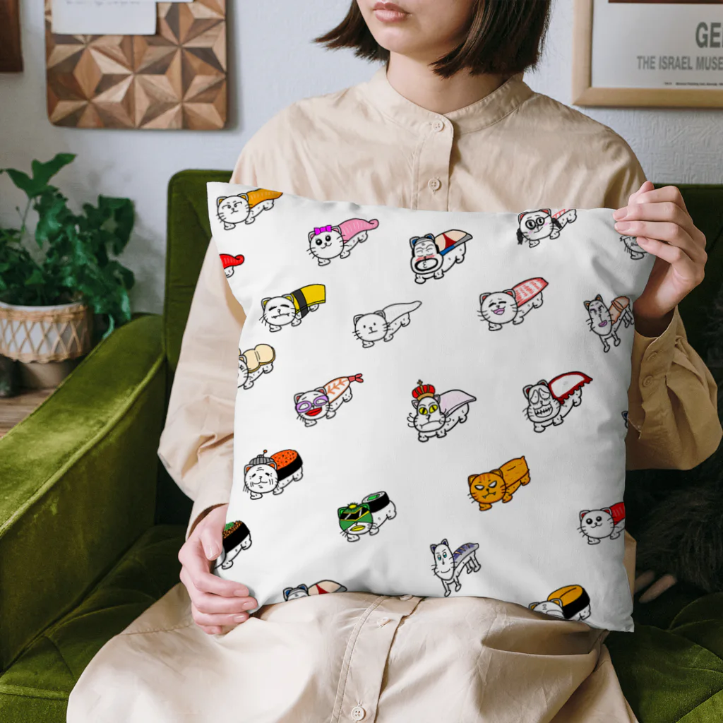 ヒロクレスのすしネコ Cushion