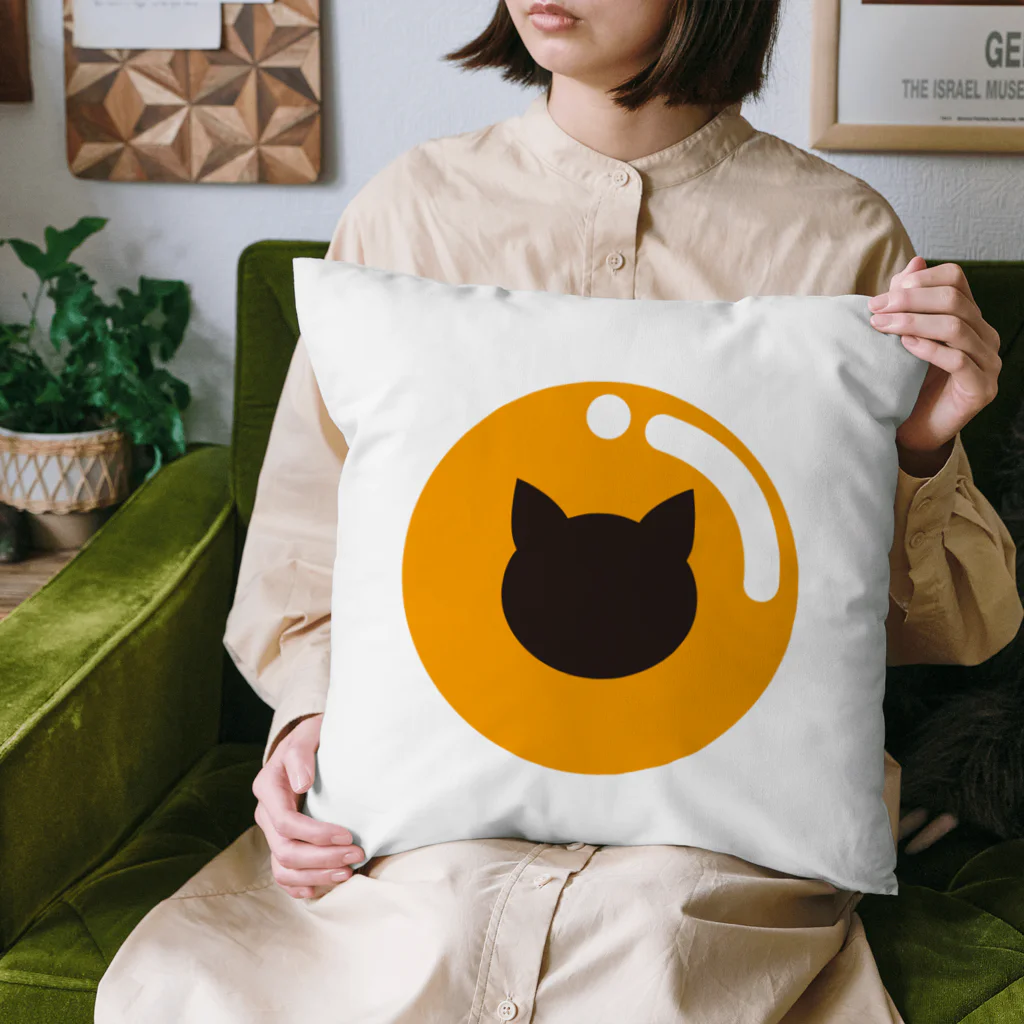 B-damaFriendオリジナルグッズのビー玉と猫　 Cushion