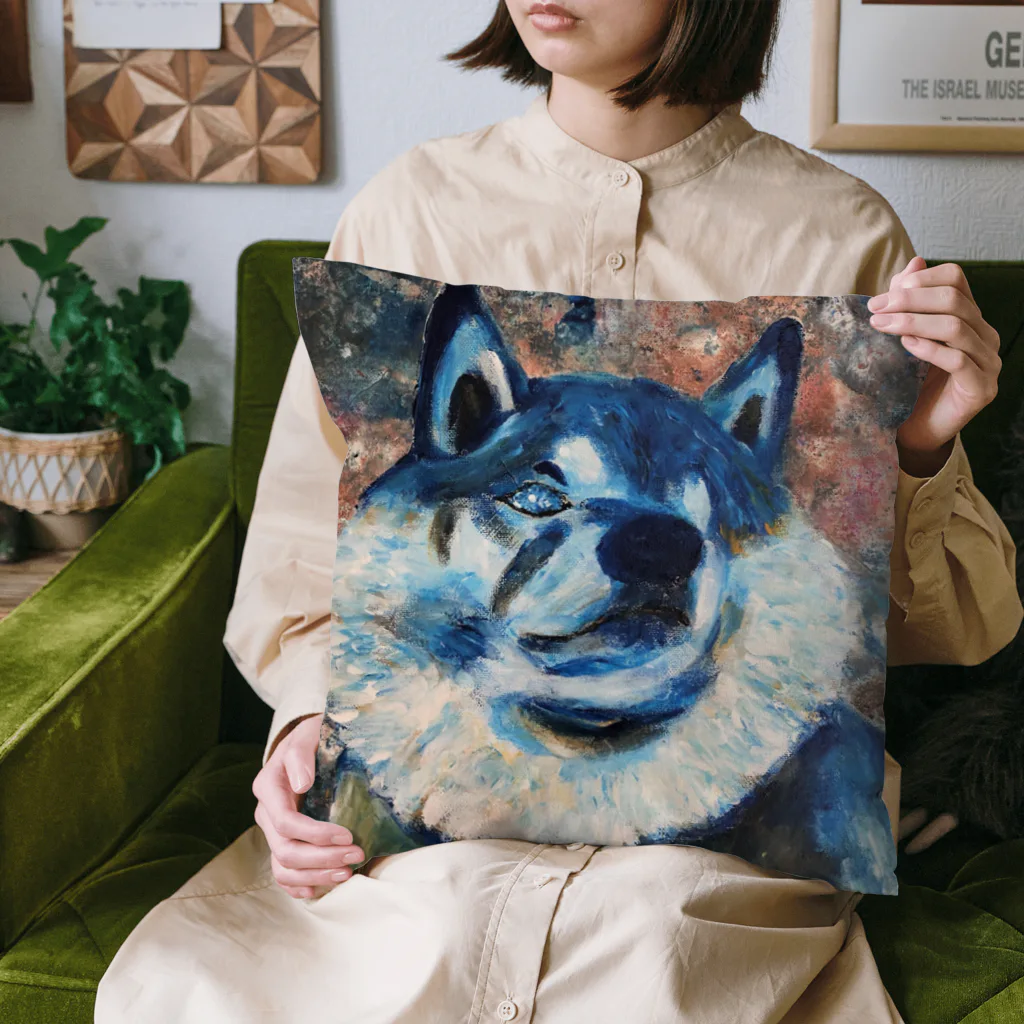 muzuneeのshibaholmes ムズ絵5 Cushion