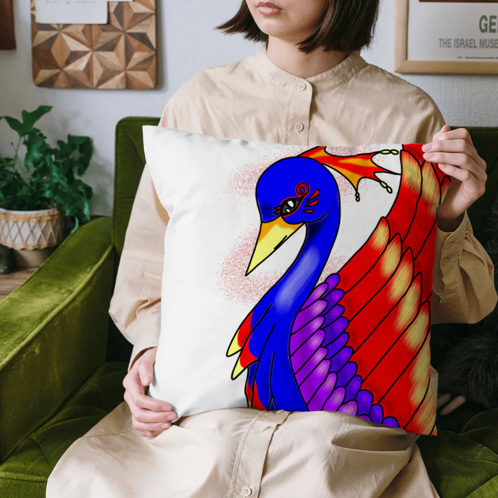 greetenの不死鳥アート  幻想世界 Cushion